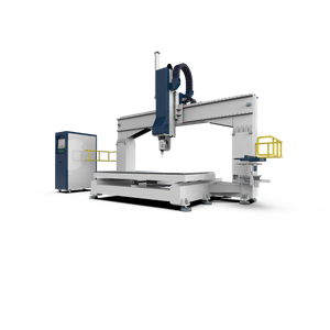 Five-axis Wood Cnc Router Machine Moving-table 
