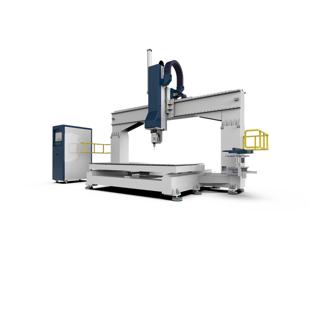 Five-axis Wood Cnc Router Machine Moving-table 