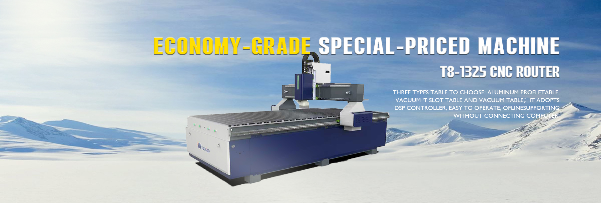 Economy 1325 3-Axis CNC Engraving Machine for wood