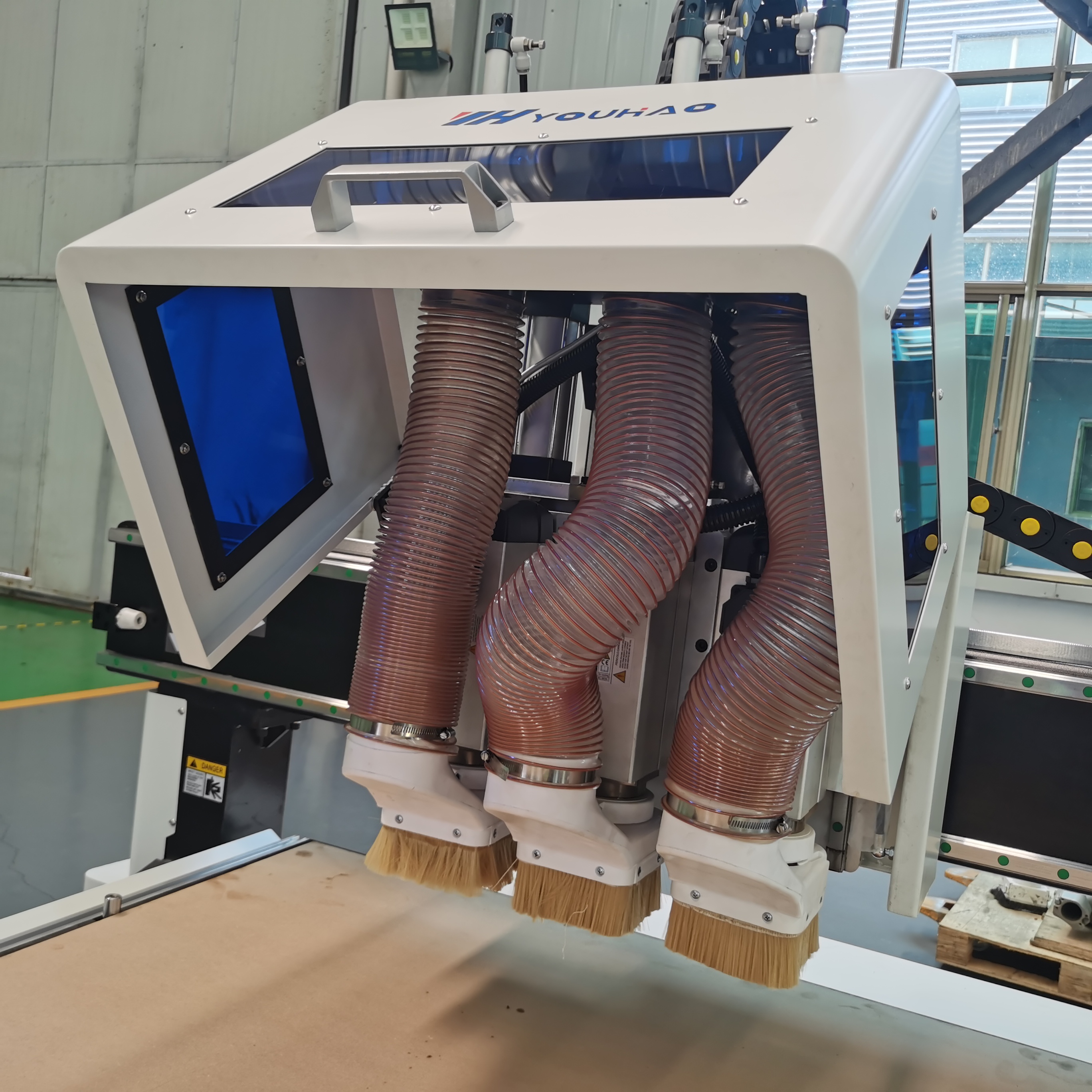 HQD 4.5KW*3 spindles cnc router