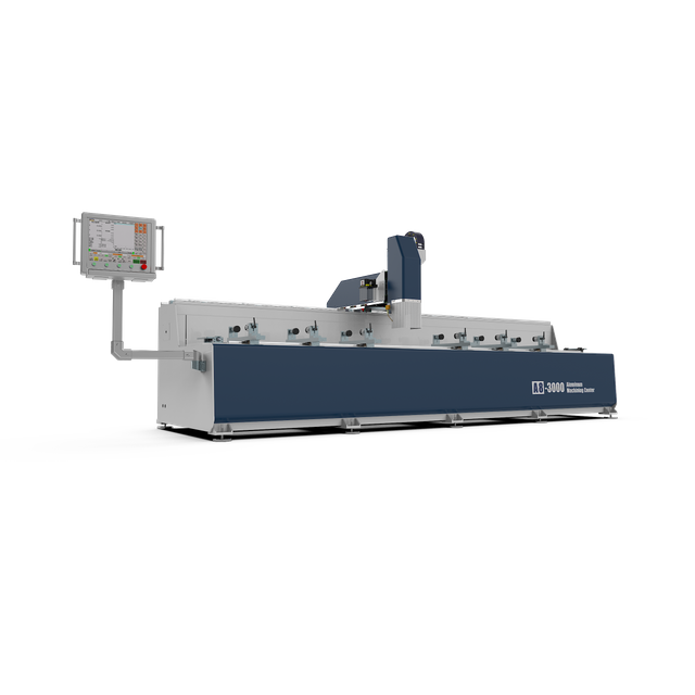 China Supply 3 Axis Aluminium Profile Processing Machine Center With Good Price