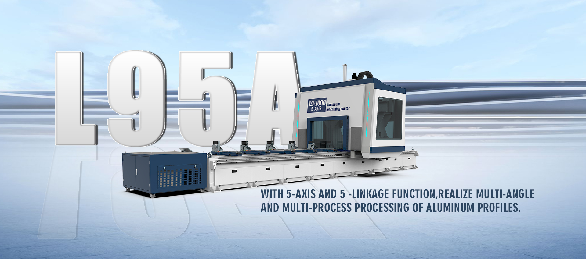 5axis cnc aluminum profile machine center