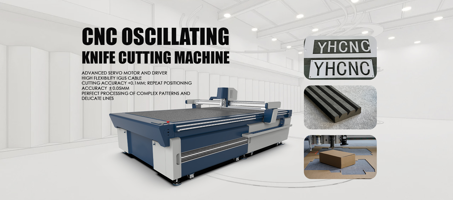 Oscillating Knife Cutting Machine