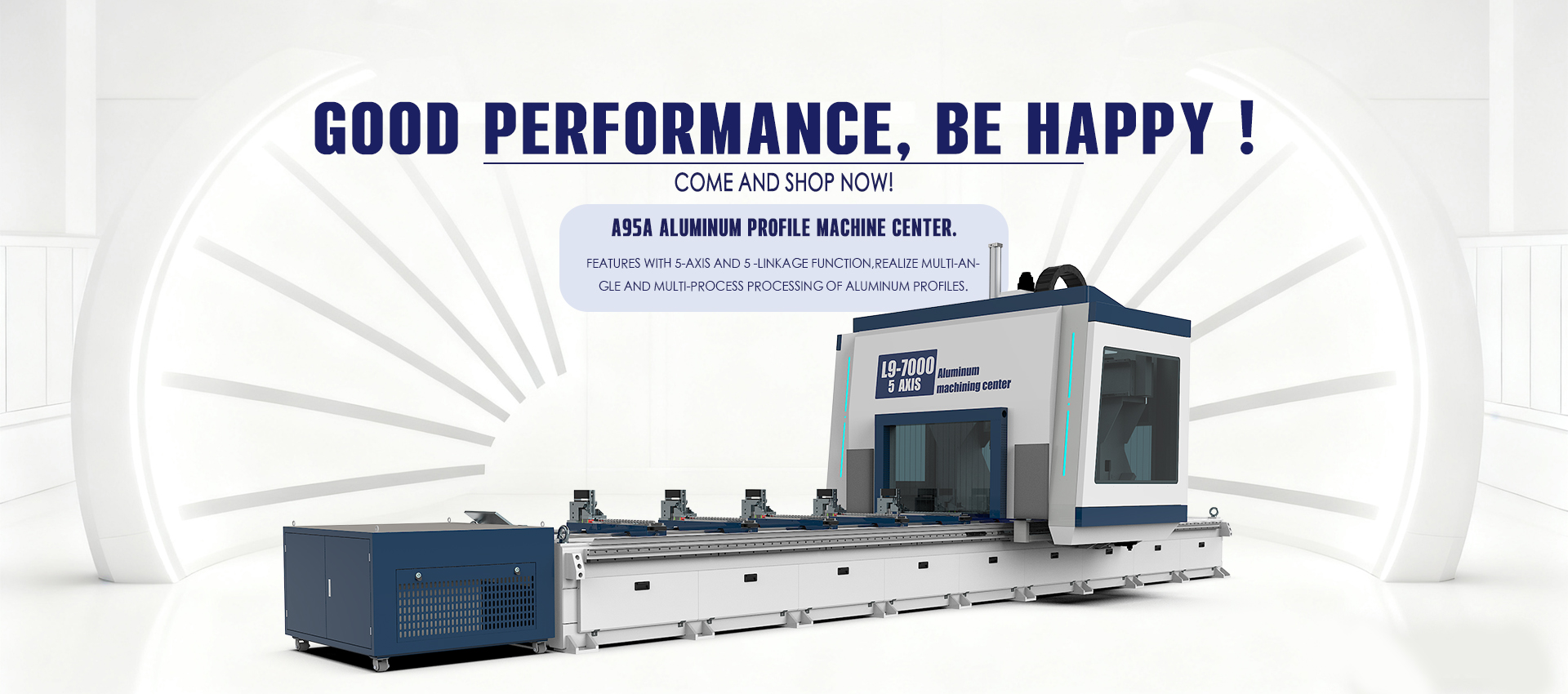 5axis cnc aluminum profile machine center