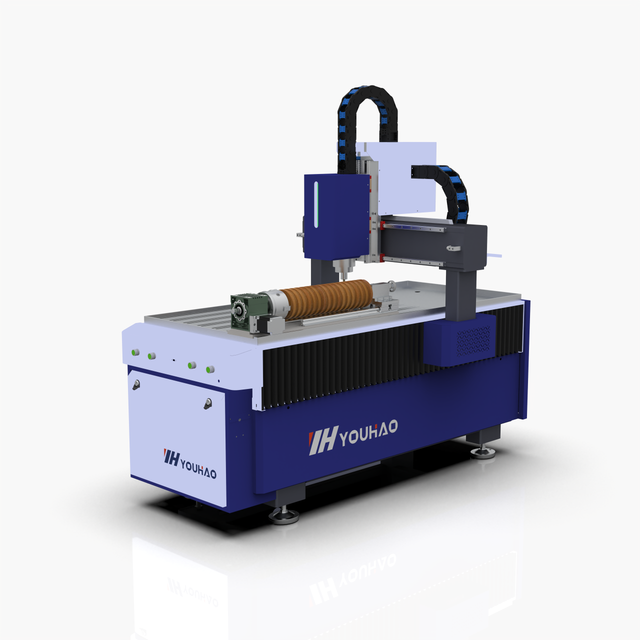 Mașină router rotator rotativ cu 4 axe pentru tăiere a metalelor