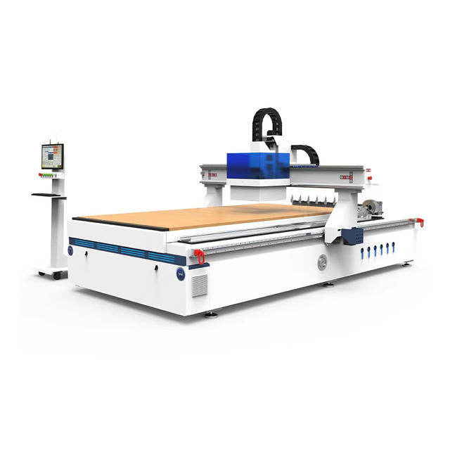 1325 ATC CNC Router Machine with Rotary Axis for Wood Carving, Furniture Making & 4th Axis CNC Machining
