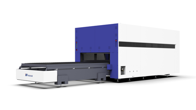 Enclosed Fiber Laser Cutting Machine With Automatic Loading System