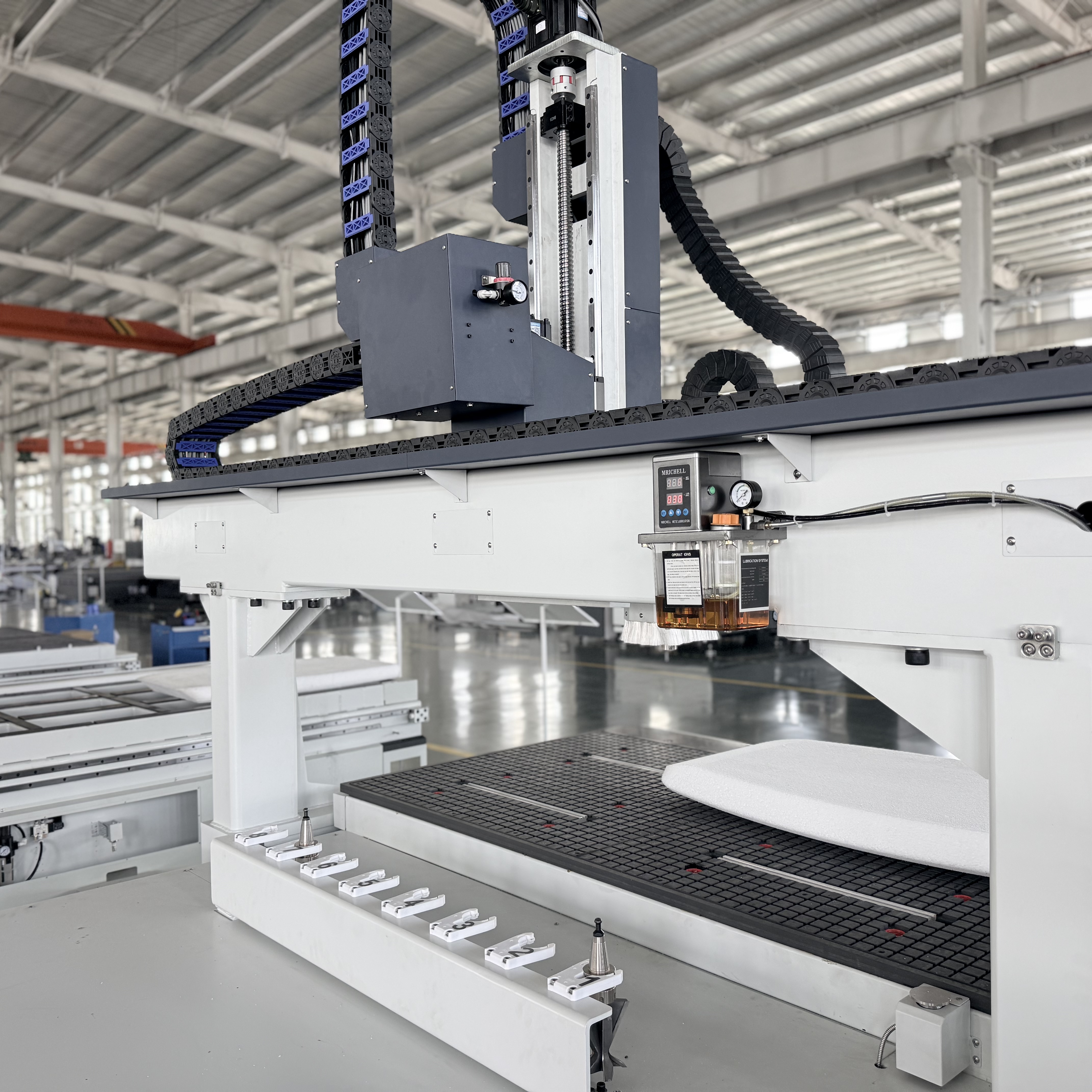 4axis cnc router Linear type tool change